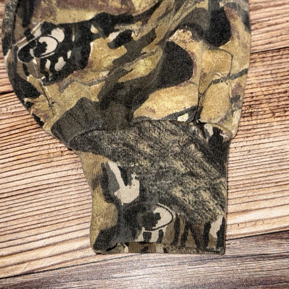 Jerzees Vintage Camo Shirt Mens Size XL 90s Outdoors Mossy Oak Break Up Y2K - Picture 5 of 8